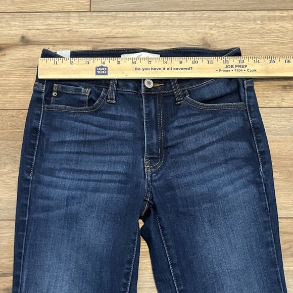 Women's Kancan Mid Rise Super Skinny Jeans SZ 26 x 28 Blue Stretch KC7092 - Picture 4 of 12